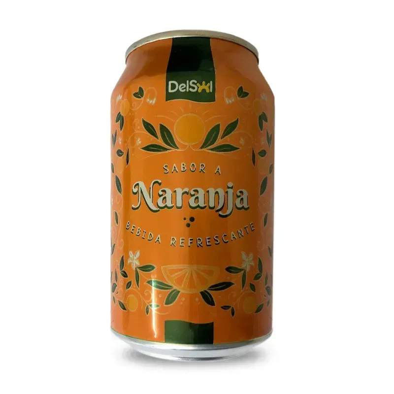 Refresco DelSol sabor Naranja (330ml)