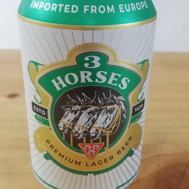 Cerveza 3 horses