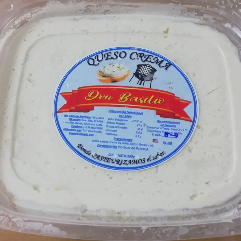 Crema de queso Don Basilio