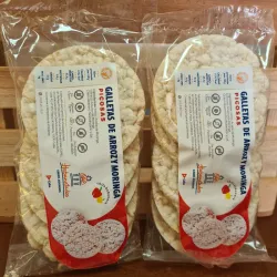 Galletas de Arroz y Moringa