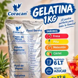 GELATINA CORACAN 1KG/6LT