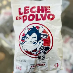 Leche entera en polvo 1KG / 8LT LECHERITA 
