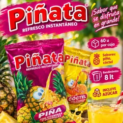REFRESCO PIÑATA 200G PIÑA/COCTEL