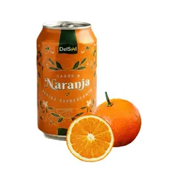 Refresco de naranja DelSol 