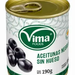 ACEITUNAS NEGRAS SIN HUESO.