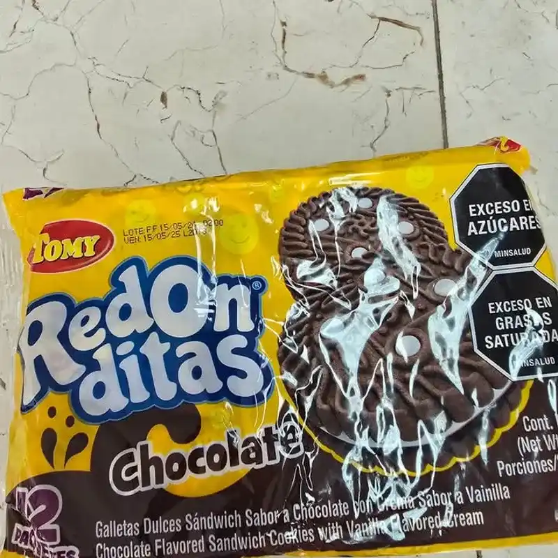 Galletas redonditas de chocolate