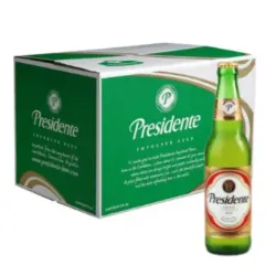 Cerveza Presidente (caja de botellas)