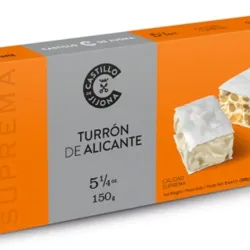 Barra turrón de Alicante