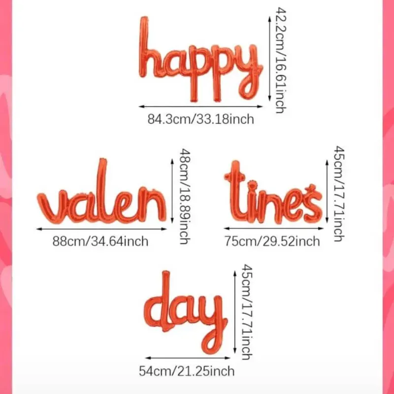 07 Cartel (Globo) Feliz San Valentin ♥️