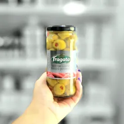 Aceitunas rellenas con pimientos rojos.FRAGATA