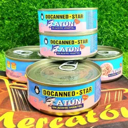 Atún en aceite vegetal.DOCANNED STAR