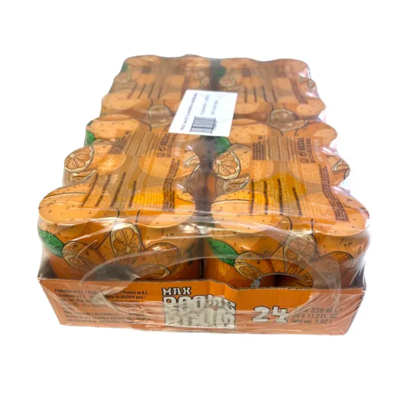 Caja de refresco  Naranja 