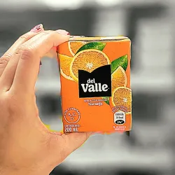 Jugo 200ml  naranja .DEL VALLE 