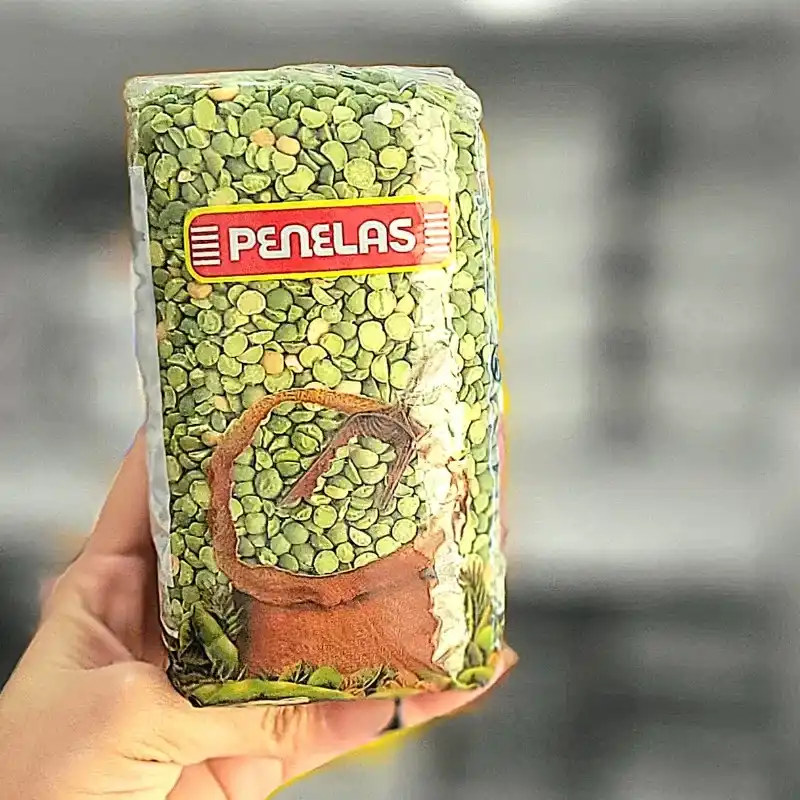 Chicharos verdes.