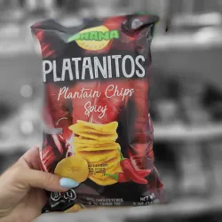 Chips de plátanos picantes
