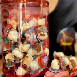 Copitas de Chocolate  con almendras 