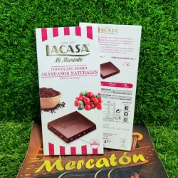 🍫Chocolate negro con arándanos  naturales