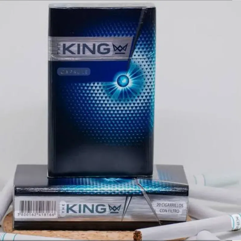 Cigarros suaves mentolados. KING