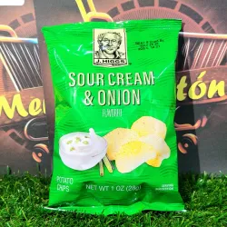 Crema ácida y cebolla. Papitas Lays