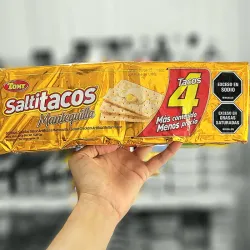 Galletas de soda sabor a mantequilla.SALTITACOS