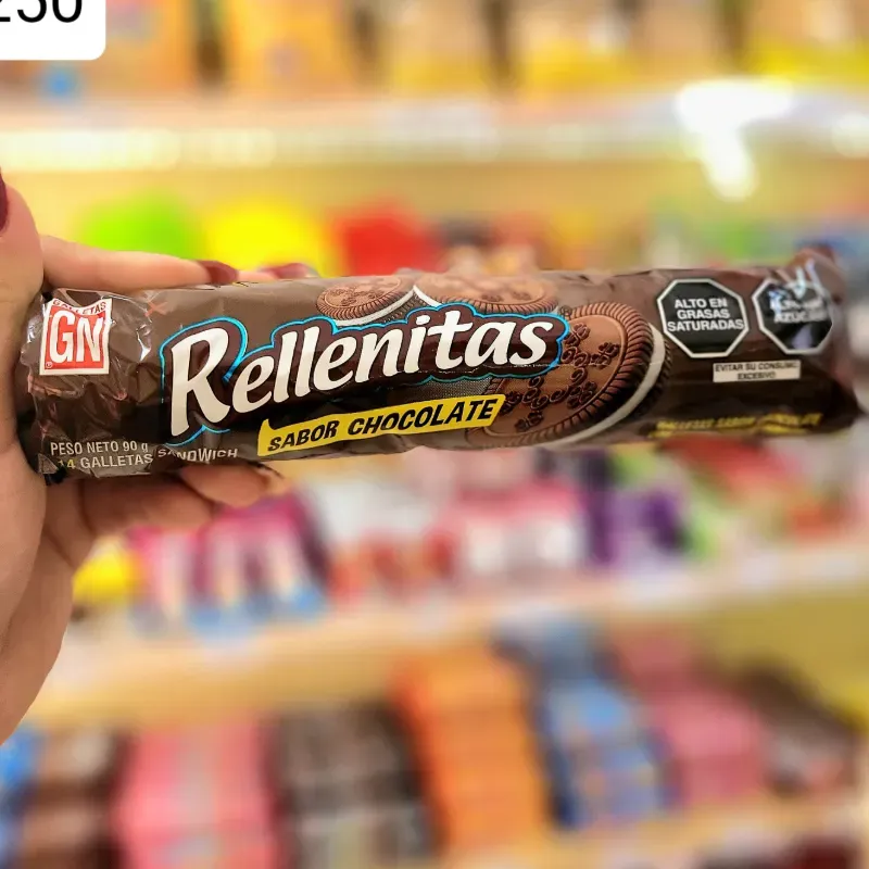 Galletas rellenitas de 🍫 chocolate 