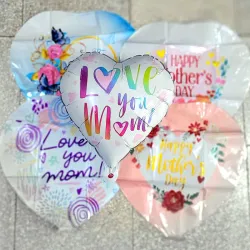 Globos en forma de corazón 