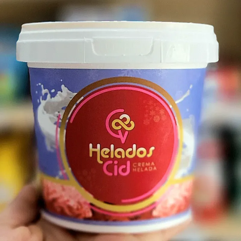 Helado de Almendra. HELADOS CID