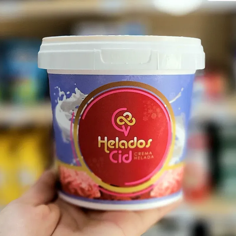 Helado de Fresa. HELADOS CID 