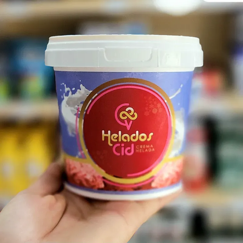 Helado de Vainilla. HELADOS CID