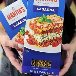 Láminas para lazaña.MANTIA'S