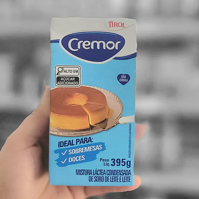 Leche condensada.Cremor 