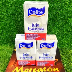Leche evaporada. DELITE