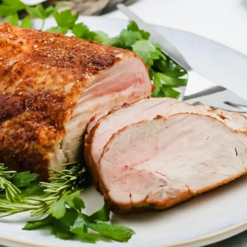 Lomo de cerdo natural. $1200 la libra