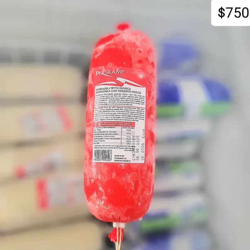 Mortadella de pimientos dulces 