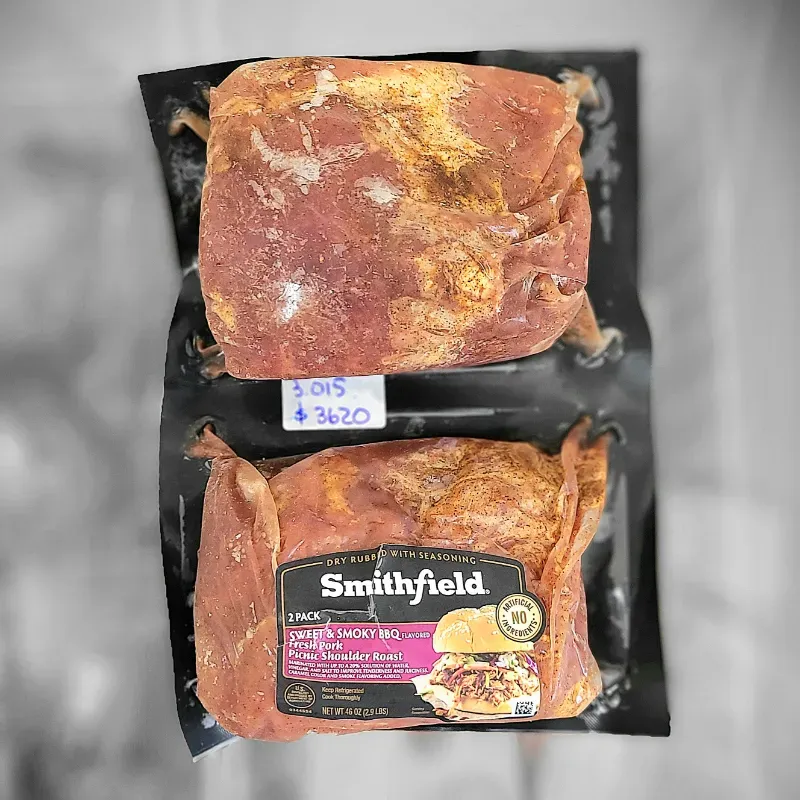 Paletilla de cerdo con un toque a BBQ