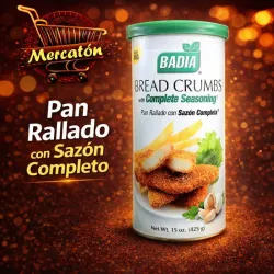 Pan rallado con Sazón Completo.BADIA