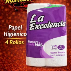 Papel Sanitario 4 unidades 