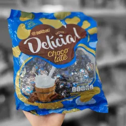 Paquetes de caramelos de chocolate. DELICIA!
