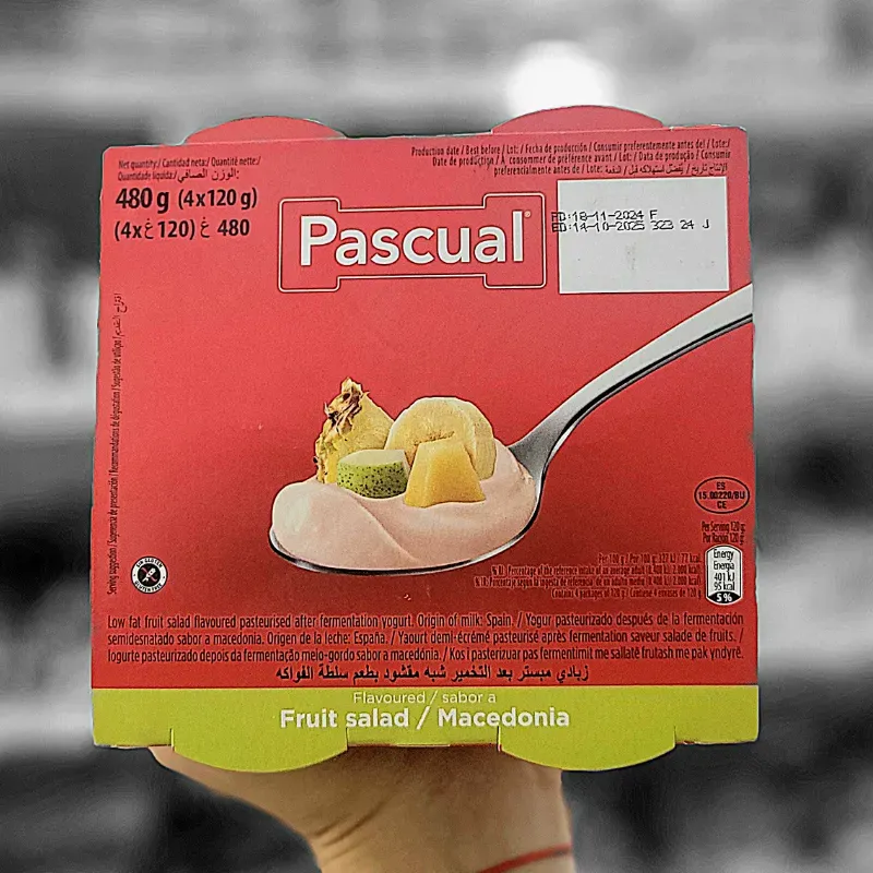 Yogurt De Macedonia. PASCUAL