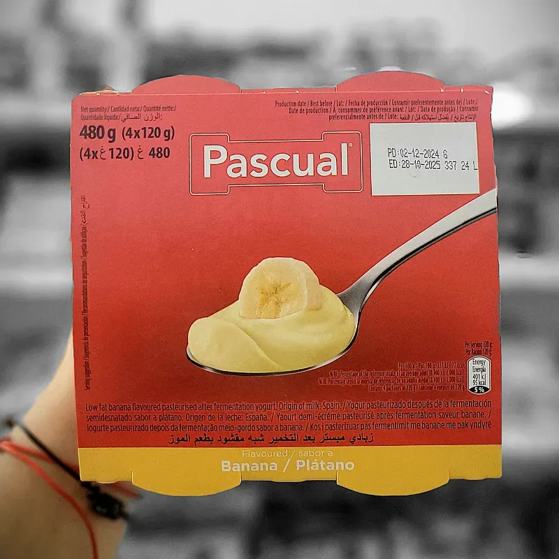 Yogurt de Plátano . PASCUAL