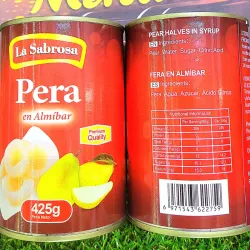 Pera en almíbar.LA SABROSA 