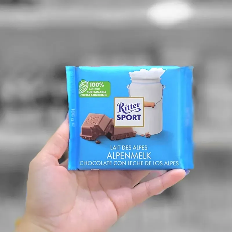 Peter de Chocolate con Leche .RITTER SPORT