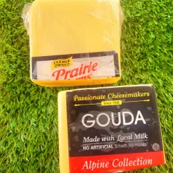 Queso gouda americano.PRAIRIE