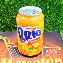 Refresco de lata Naranja 🍊. BRIO