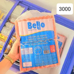 Salchicha de pollo. BELLO