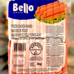 Salchichas de pollo. 3kg .