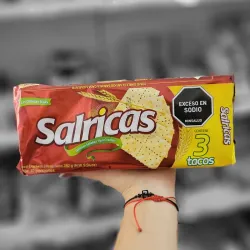 Salricas. 3 tacos