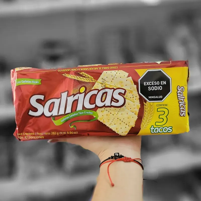 Salricas. 3 tacos