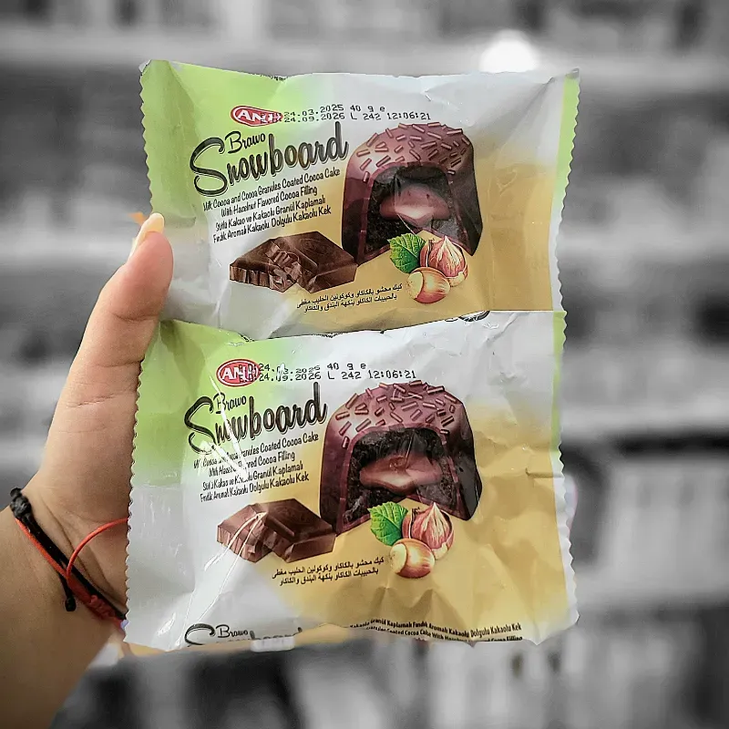 Snowboard de chocolate 