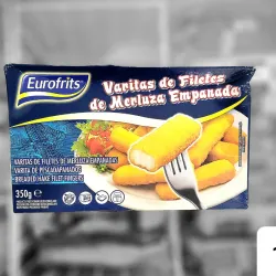 Varitas de filetes de merluza 